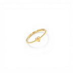 Anello Torchon con Cuore Centrale In Argento 925