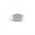 Anello Eternity Pavé In Acciaio Inossidabile