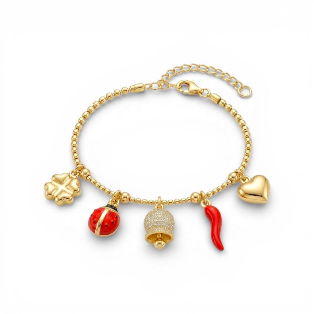 Bracciale Portafortuna In Acciaio Inossidabile