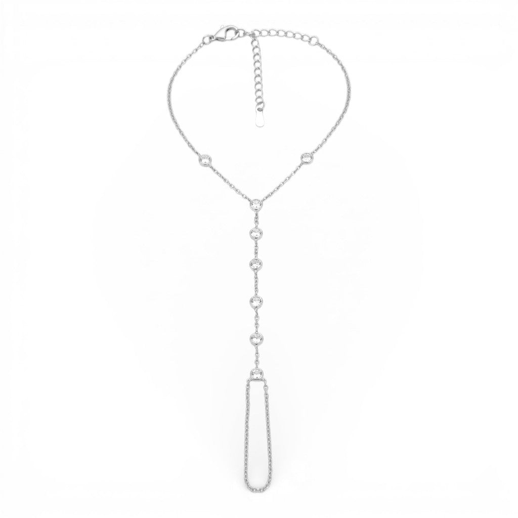 Bracciale Baciamano con Punti Luce In Acciaio Inossidabile