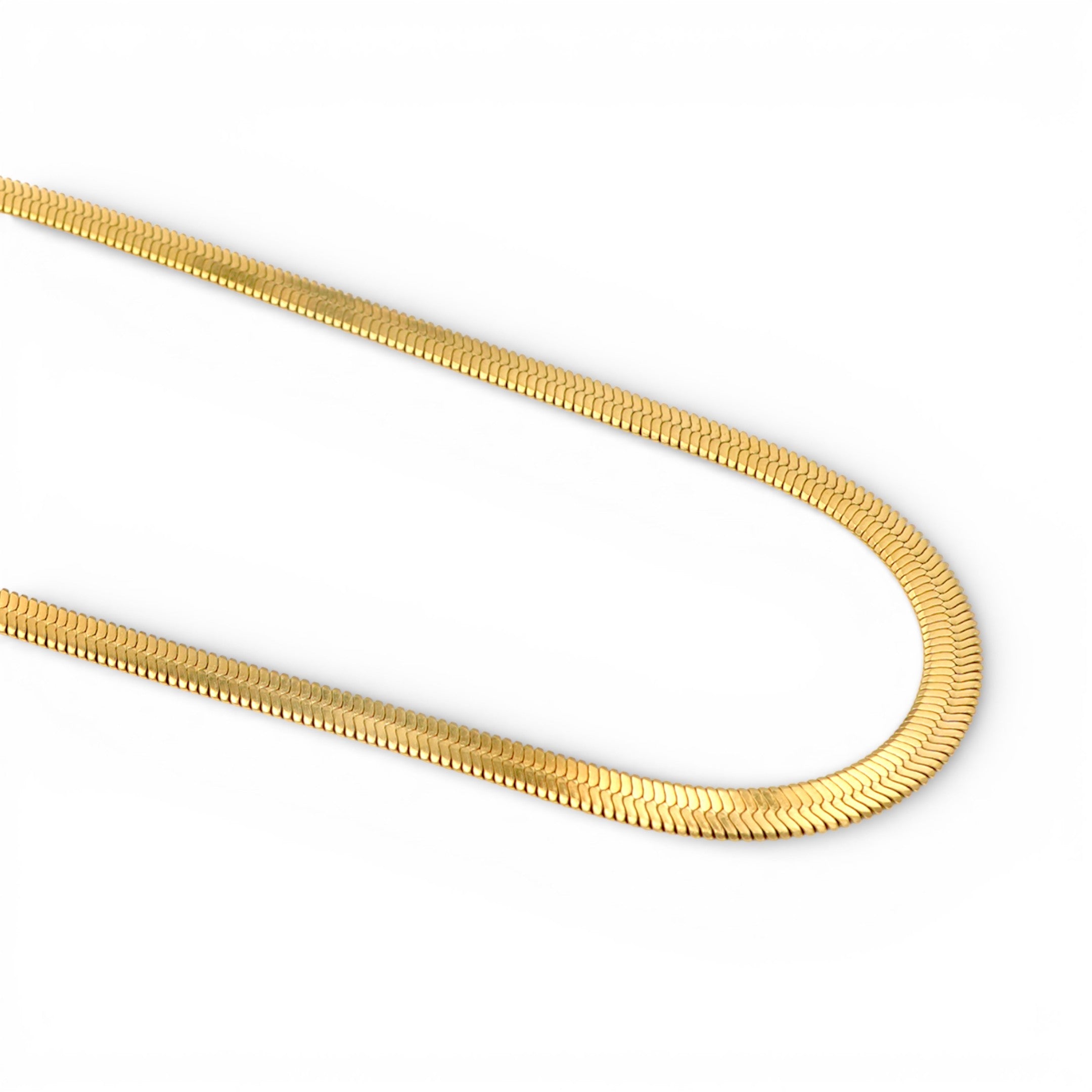 Bracciale Snake Piatto In Acciaio Inossidabile