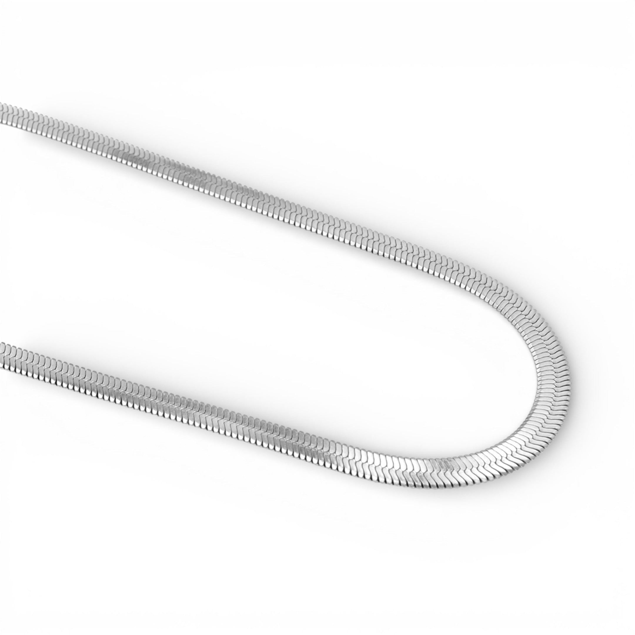 Bracciale Snake Piatto In Acciaio Inossidabile