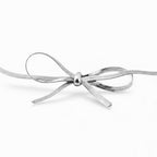 Bracciale con Dettaglio Fiocco In Acciaio Inossidabile