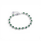 Bracciale con Cuori in Argento 925