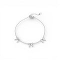 Bracciale con Ciondolo a Fiocco In Acciaio Inossidabile
