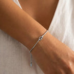 Bracciale Double Strand con Nodo Intrecciato In Acciaio Inossidabile