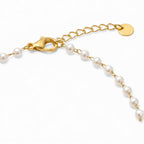 Bracciale Rosario con Perle In Acciaio Inossidabile