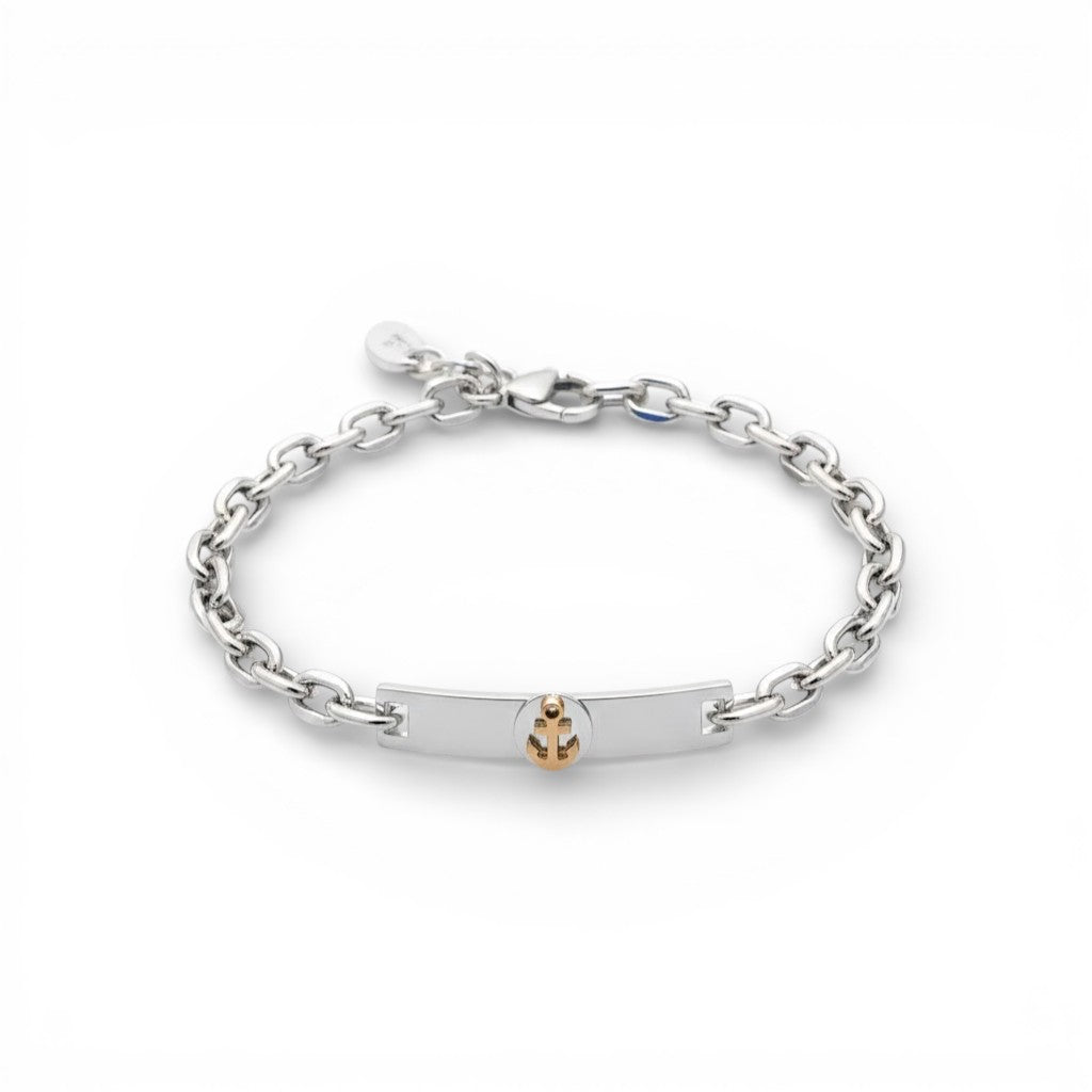 Bracciale Ancora del Comandante In Acciaio Inossidabile