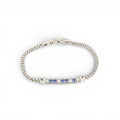 Bracciale Tennis con Zirconi In Acciaio Inossidabile