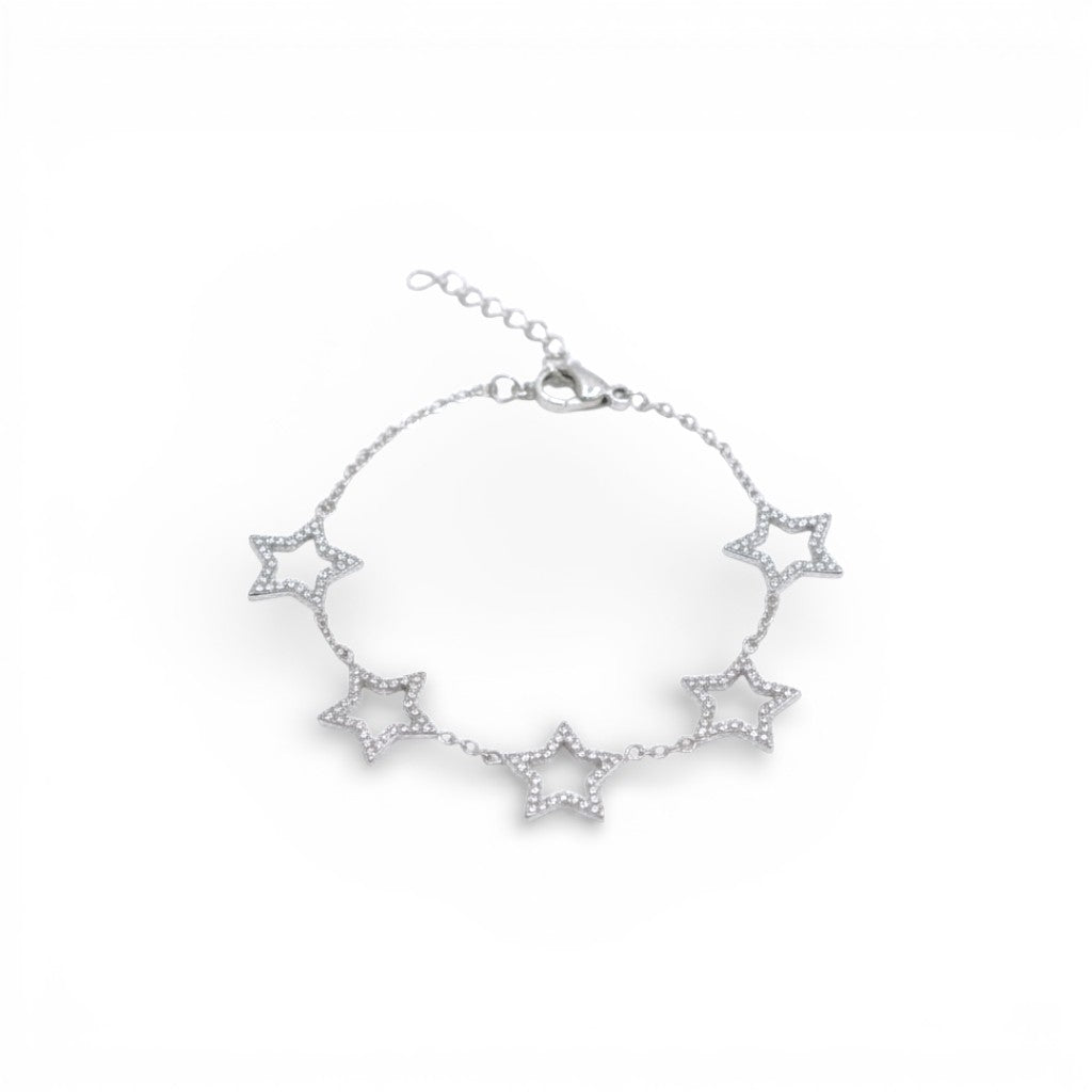 Bracciale con Charms a Stella In Acciaio Inossidabile