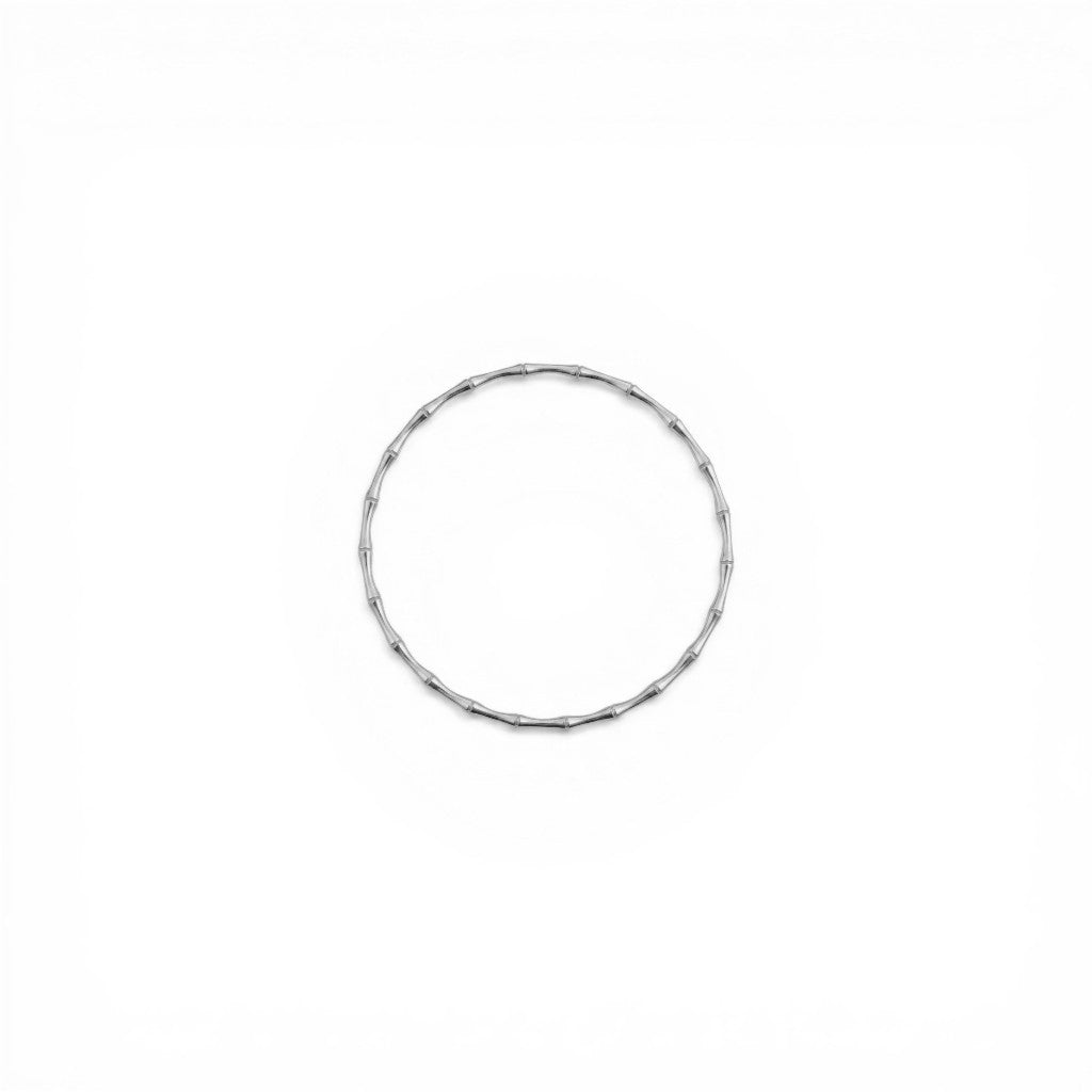 Bracciale Rigido Bamboo In Acciaio Inossidabile