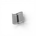 Bracciale Bangle a Fascia Maxi Curva In Acciaio Inossidabile