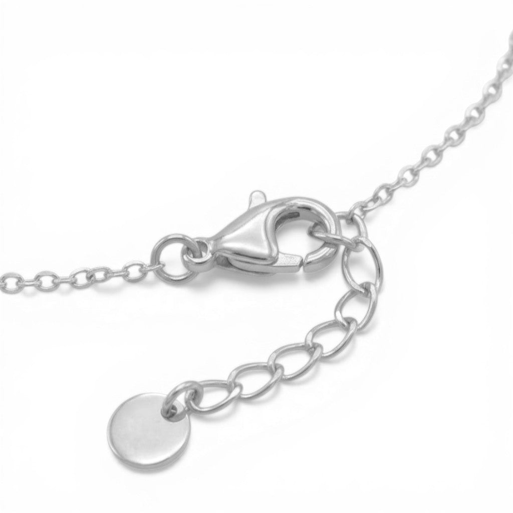 Bracciale Doppio Cuore e Punto Luce In Argento 925