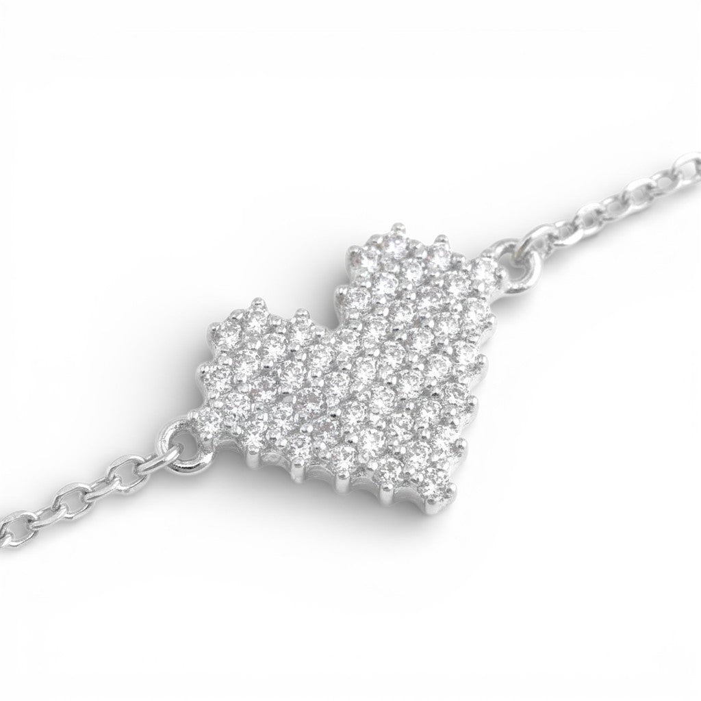 Bracciale Cuore di Luce In Argento 925