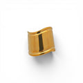 Bracciale Bangle a Fascia Maxi Curva In Acciaio Inossidabile