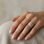 Anello Fascia Multi-Filo In Acciaio Inossidabile