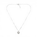 Collana con Cuore Zirconato Traforato In Argento 925