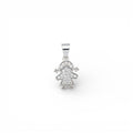Ciondolo Bebè Girl Zirconata In Argento 925