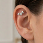 Piercing Bouquet di Fiori In Acciaio Inossidabile