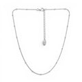 Collana Girocollo Sottile con Palline In Acciaio Inossidabile