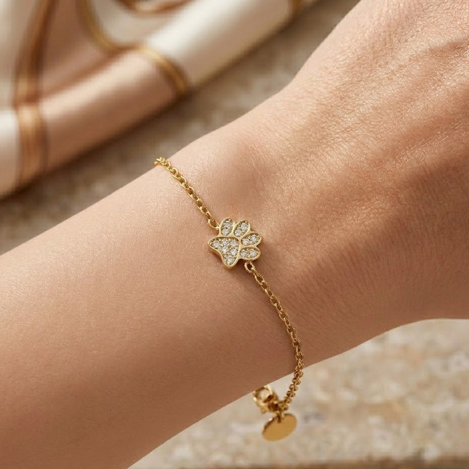 Bracciale Zampa In Acciaio Inossidabile