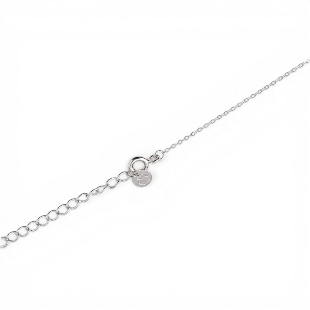 Collana Cuore e Zirconi a Grappolo In Argento 925