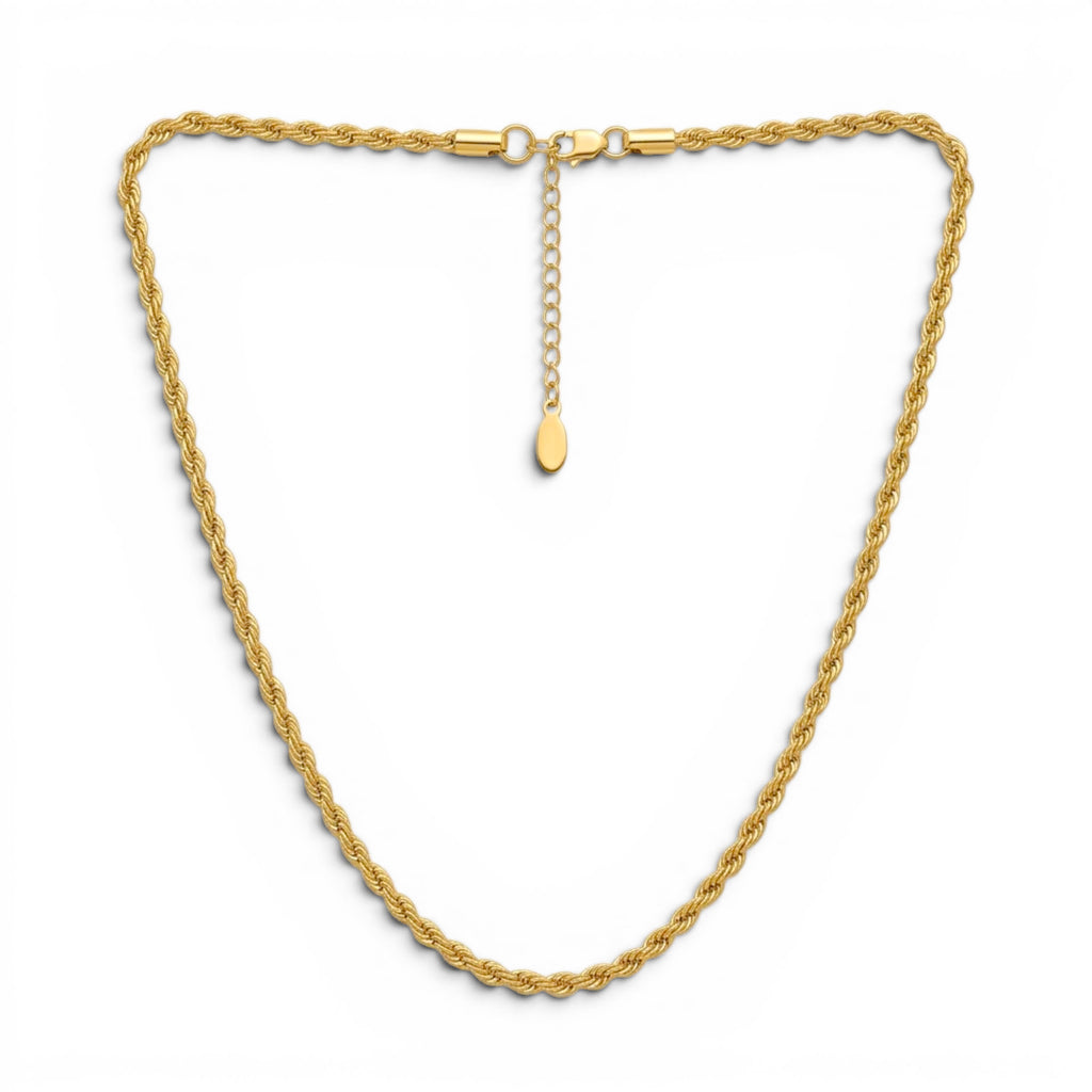 Collana a Torciglione In Acciaio Inossidabile