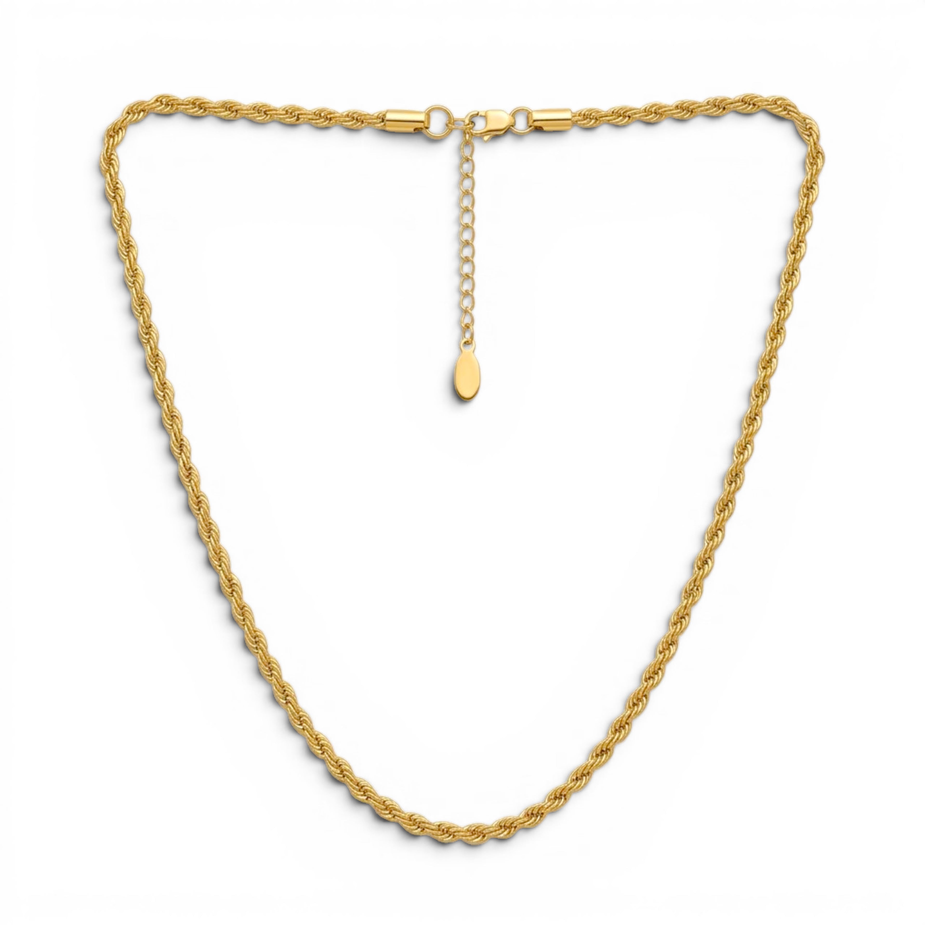 Collana a Torciglione In Acciaio Inossidabile