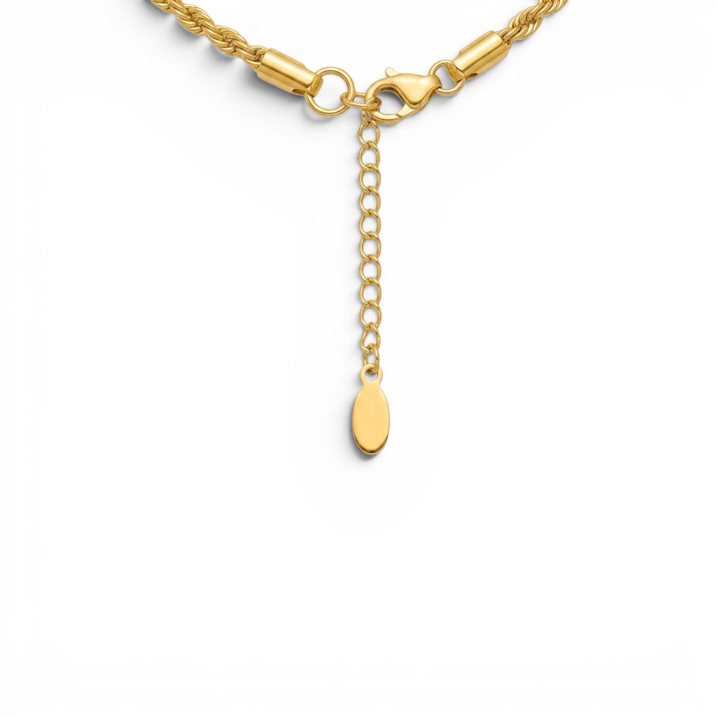 Collana a Torciglione In Acciaio Inossidabile