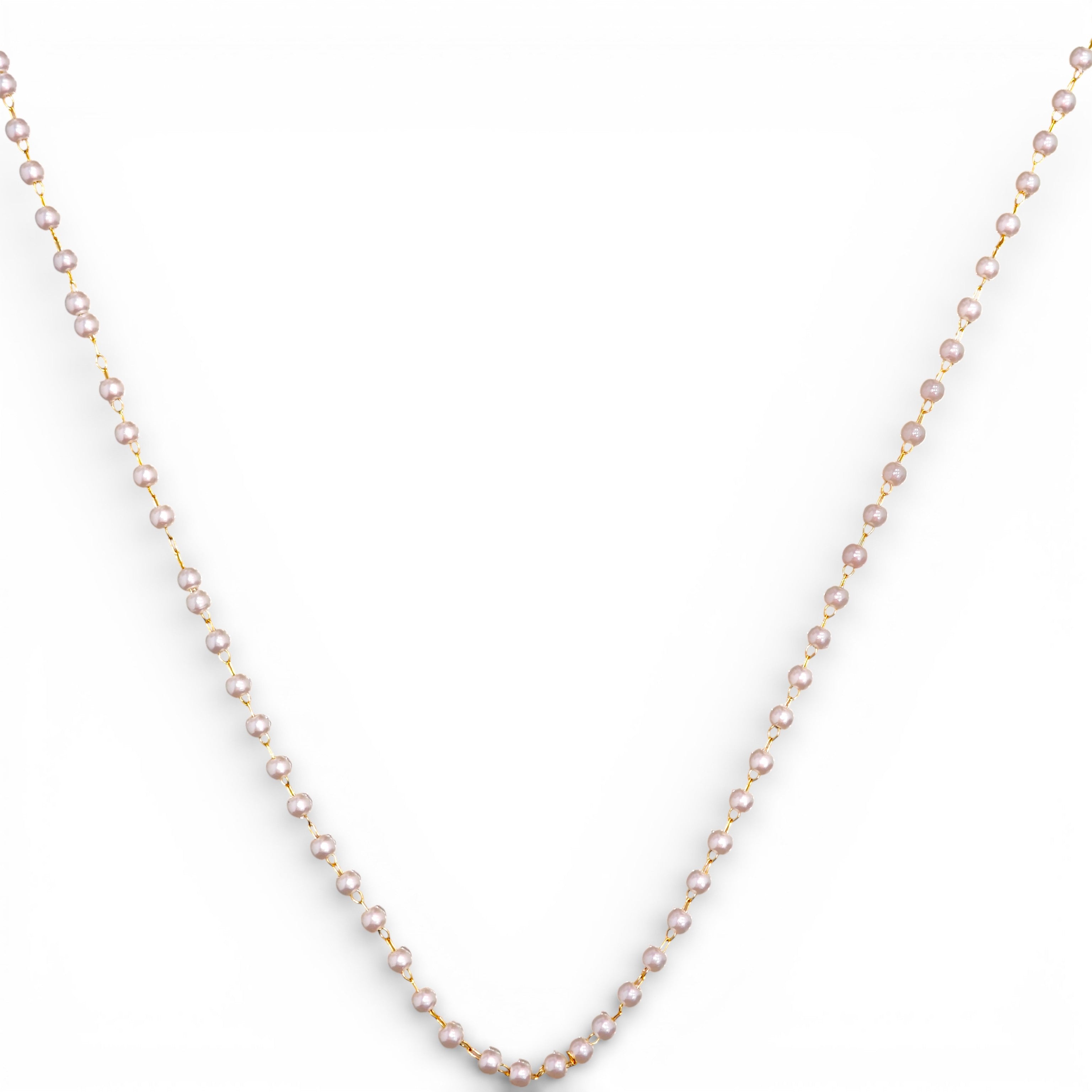 Collana Perle In Acciaio Inossidabile