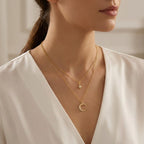 Collana Incanto Notturno con Luna e Stella In Argento 925