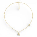 Collana Firmamento Scintillante con Stella e Charm in Argento 925