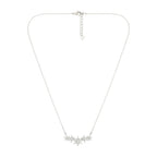 Collana Incanto Continuo con Pavé di Zirconi In Argento
