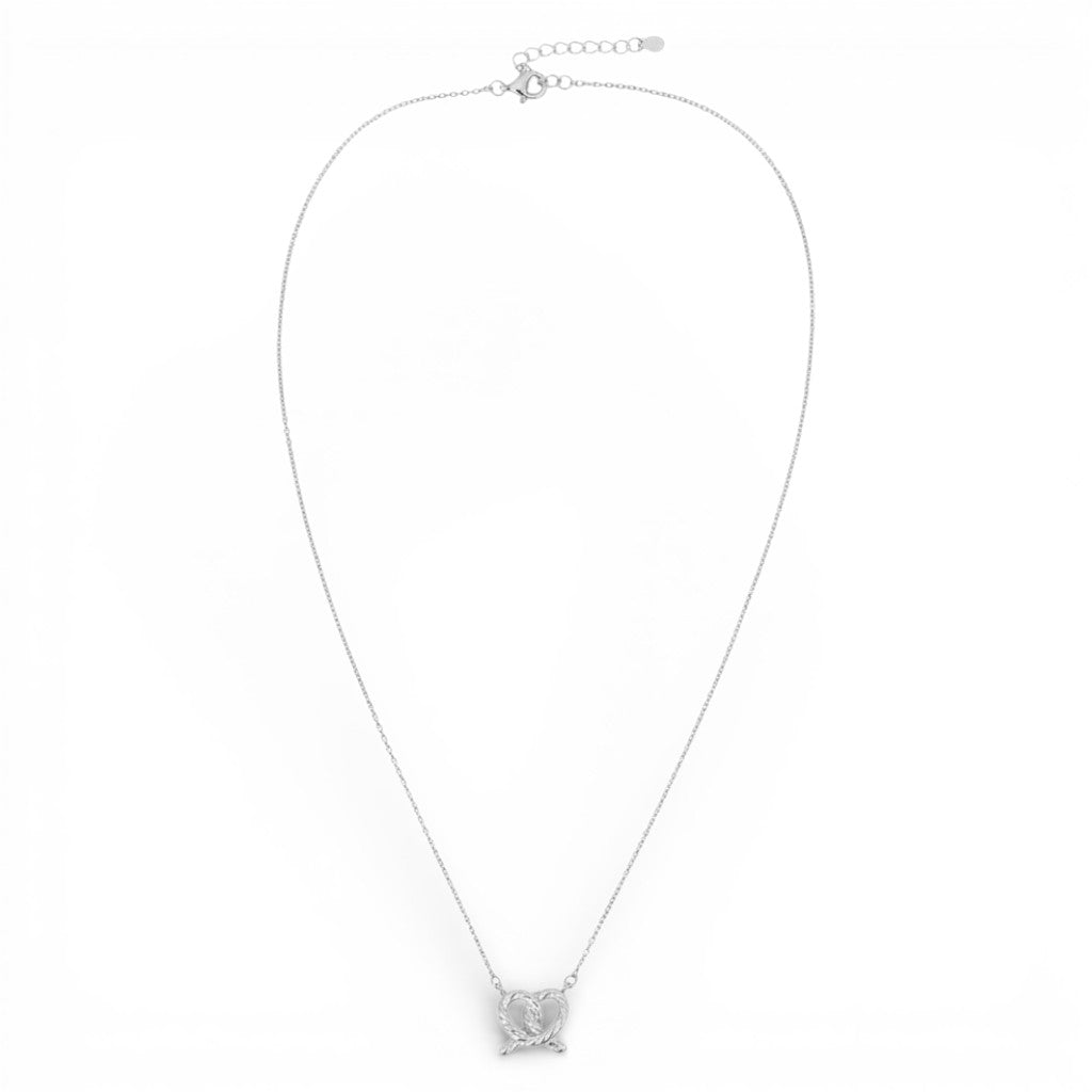 Collana Nodo d'Amore in Argento 925