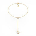 Collana con Pendente Doppio Cuore In Acciaio Inossidabile