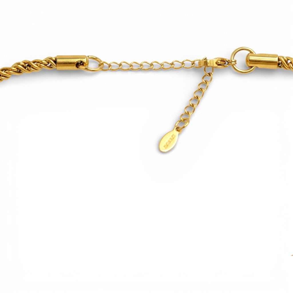 Collana Catena a Corda In Acciaio Inossidabile