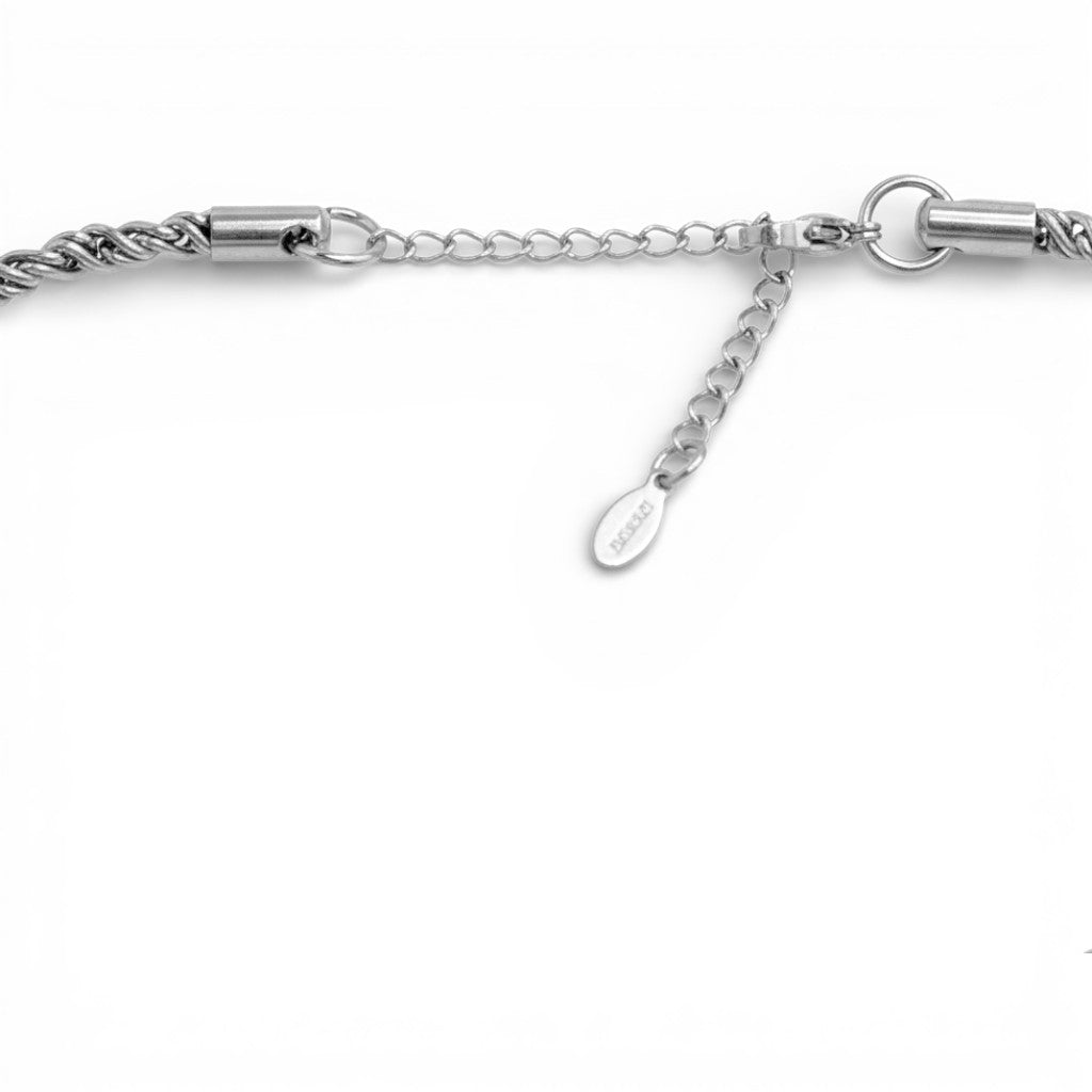 Collana Catena a Corda In Acciaio Inossidabile