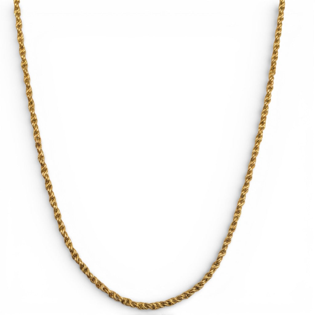 Collana Catena a Corda In Acciaio Inossidabile