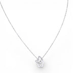 Collana con Farfalle Pendenti In Acciaio Inossidabile