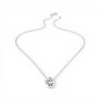 Collana con Farfalle Pendenti In Acciaio Inossidabile