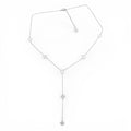 Collana con Charm a Quadrifoglio in Acciaio Inossidabile