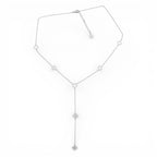 Collana con Charm a Quadrifoglio in Acciaio Inossidabile