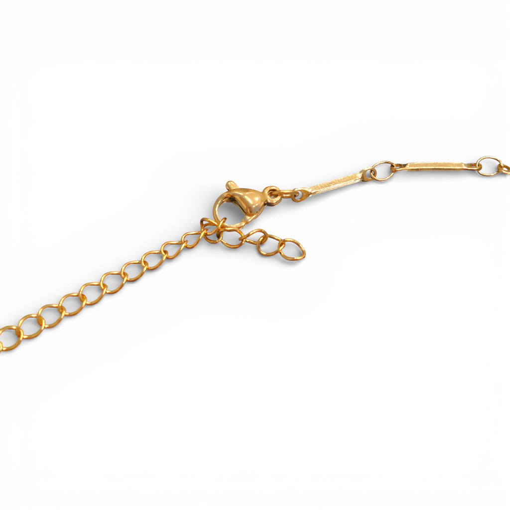 Collana a Cravattino Iconic Charms con Cuore Sacro In Acciaio Inossidabile