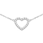 Collana con Charms a Cuore In Acciaio Inossidabile