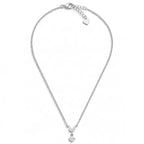Collana Punto Luce con Ciondolo Zirconi In Acciaio Inossidabile