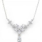 Collana Sbocciare Prezioso a Fiore In Argento 925