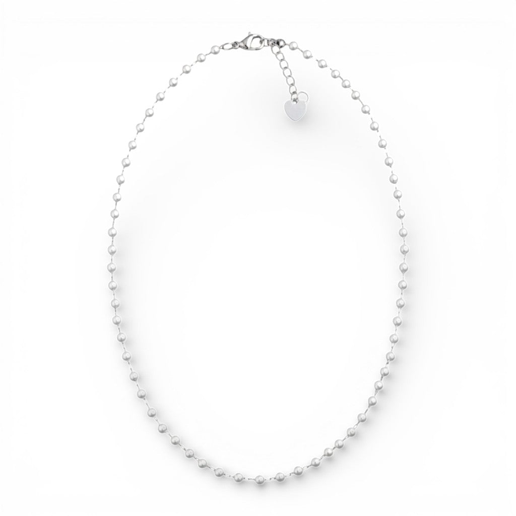 Collana Perle In Acciaio Inossidabile