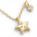 Collana Firmamento Scintillante con Stella e Charm in Argento 925