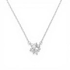 Collana Cuore e Zirconi a Grappolo In Argento 925