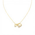Collana Promessa d'Amore con Duo di Anelli in Argento 925